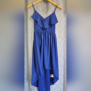 Kimchi Blue Vibrant Blue Smocked Dress